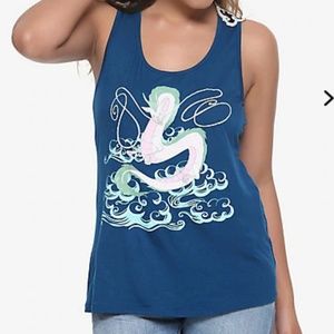 Spirited Away Haku Crochet Back Tank Top